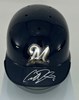 GEOFF JENKINS SIGNED MILW BREWERS MINI HELMET - BAS