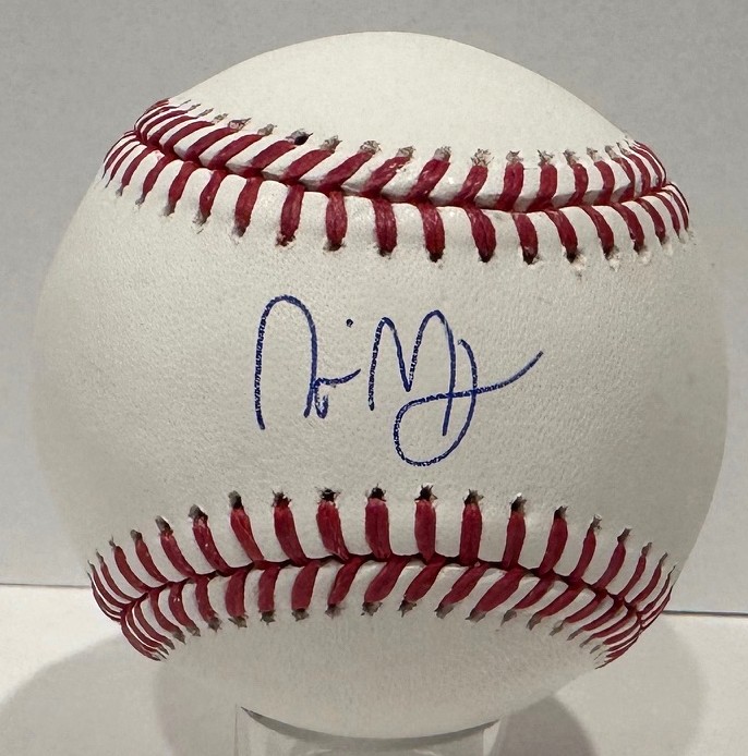 NYJER MORGAN SIGNED OFFICIAL MLB BASEBALL - BREWERS - BAS