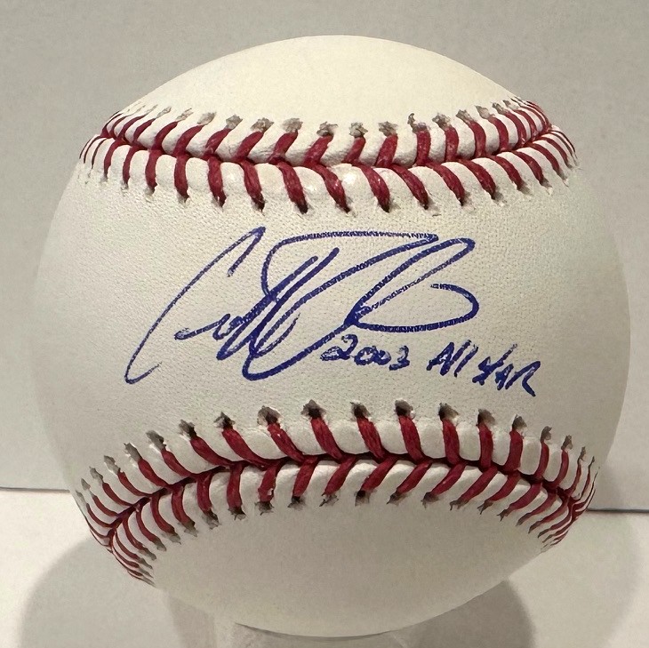 GEOFF JENKINS SIGNED OFFICIAL MLB BASEBALL W/ 2003 ALL STAR - BAS