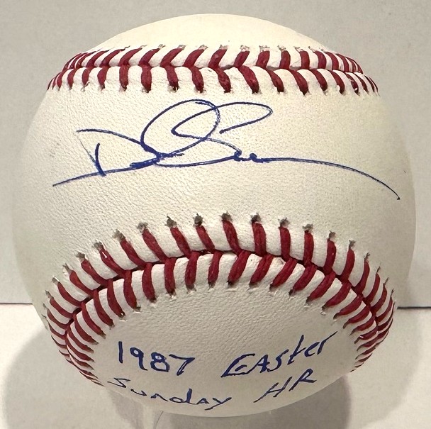 DALE SVEUM SIGNED OFFICIAL MLB BASEBALL W/ EASTER HR - BREWERS - BAS