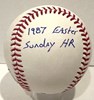 DALE SVEUM SIGNED OFFICIAL MLB BASEBALL W/ EASTER HR - BREWERS - BAS
