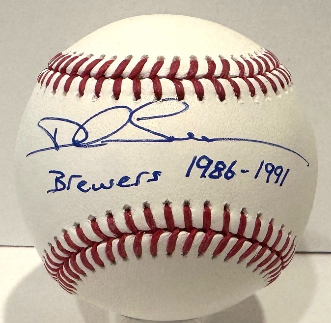 DALE SVEUM SIGNED OFFICIAL MLB BASEBALL W/ YEARS - BREWERS - BAS