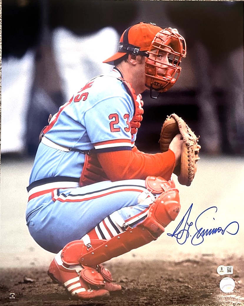 TED SIMMONS SIGNED 16X20 CARDINALS PHOTO #2 - BAS