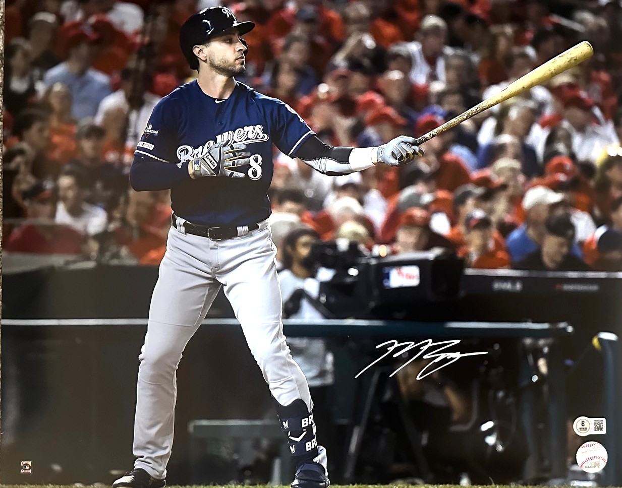 RYAN BRAUN SIGNED 16X20 BREWERS PHOTO #3 - BAS