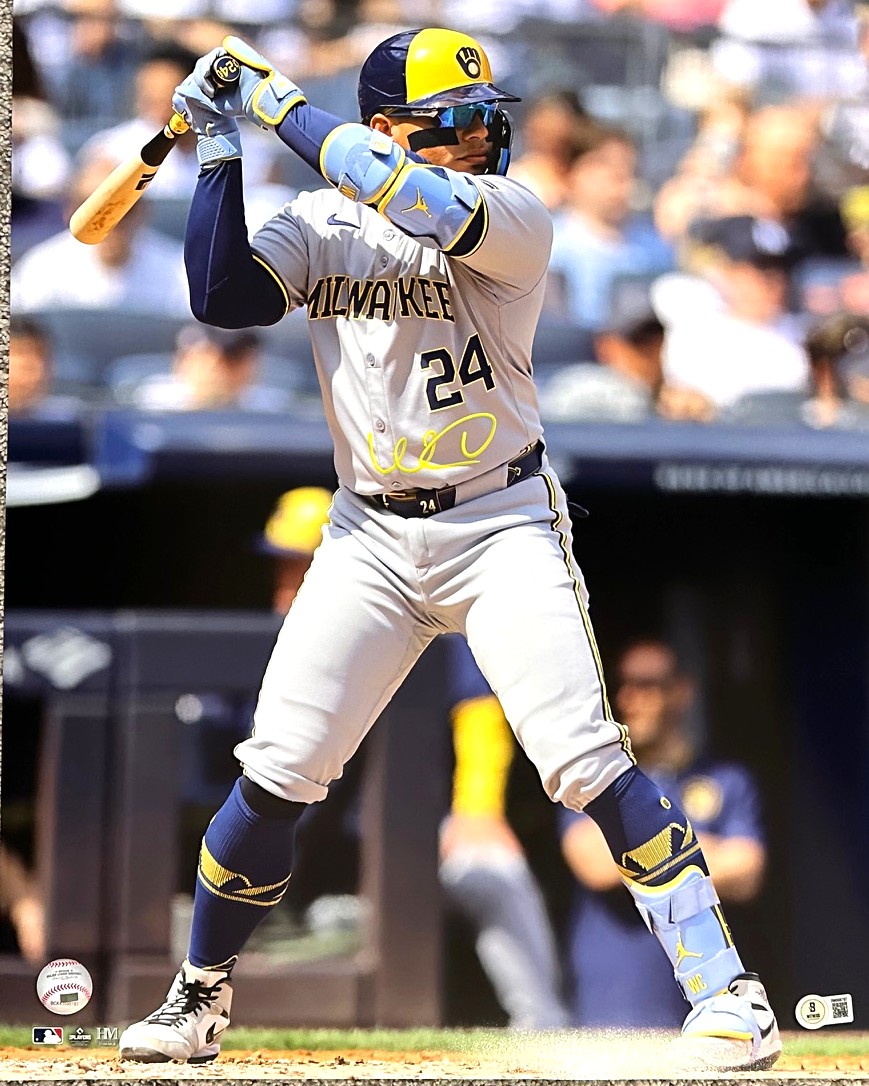 WILLIAM CONTRERAS SIGNED BREWERS 16X20 PHOTO #12 - BAS