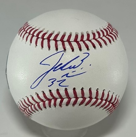 JACOB MISIOROWSKI SIGNED OFFICIAL MLB BASEBALL - BREWERS - PROVA
