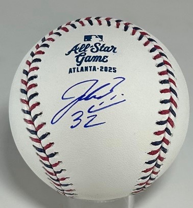JACOB MISIOROWSKI SIGNED OFFICIAL MLB 2025 ALL STAR BASEBALL - BREWERS - PROVA