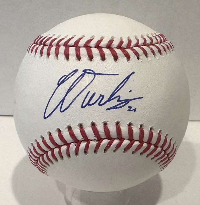 CALEB DURBIN SIGNED OFFICIAL MLB BASEBALL - BREWERS - JSA