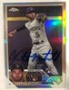 GARRETT MITCHELL SIGNED 2023 TOPPS CHROME BREWERS ROOKIE CARD #USC-56