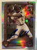 ISAAC COLLINS SIGNED 2025 TOPPS CHROME B&W BREWERS ROOKIE CARD #92