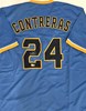 WILLIAM CONTRERAS SIGNED CUSTOM REPLICA BREWERS MKE CITY EDITION JERSEY - BAS