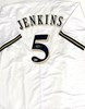 GEOFF JENKINS SIGNED CUSTOM REPLICA BREWERS WHITE JERSEY - BAS