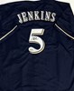 GEOFF JENKINS SIGNED CUSTOM REPLICA BREWERS NAVY JERSEY - BAS