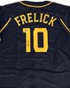 SAL FRELICK SIGNED CUSTOM REPLICA BREWERS BLUE JERSEY - BAS