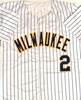 NYJER MORGAN SIGNED CUSTOM REPLICA BREWERS PINSTRIPE JERSEY - BAS