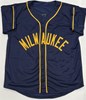 TOBIAS MYERS SIGNED CUSTOM REPLICA BREWERS BLUE JERSEY  - JSA
