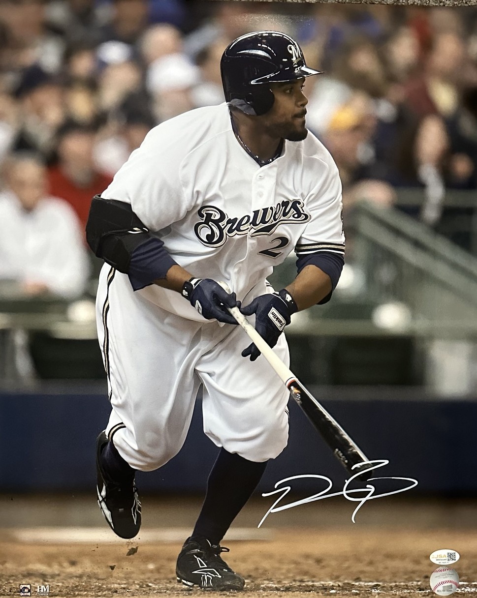 PRINCE FIELDER SIGNED BREWERS 8X10 PHOTO #3