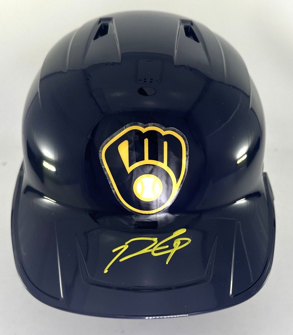 PRINCE FIELDER SIGNED FULL SIZE BREWERS REPLICA HELMET - JSA
