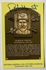 ROBIN YOUNT SIGNED HALL OF FAME 4X6 PLAQUE CARD - BREWERS