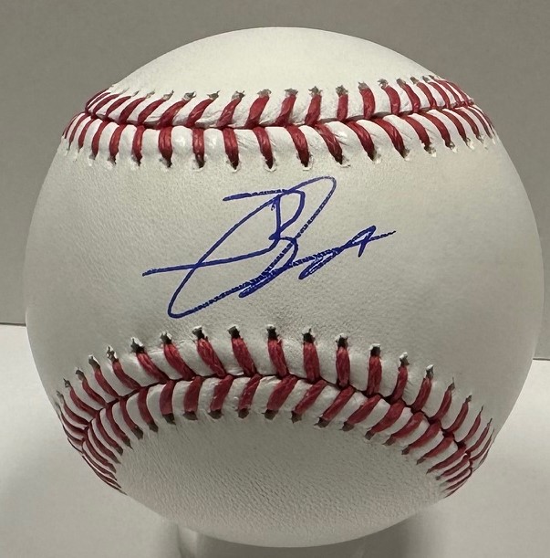 JACKSON CHOURIO SIGNED OFFICIAL MLB BASEBALL - BREWERS - FAN