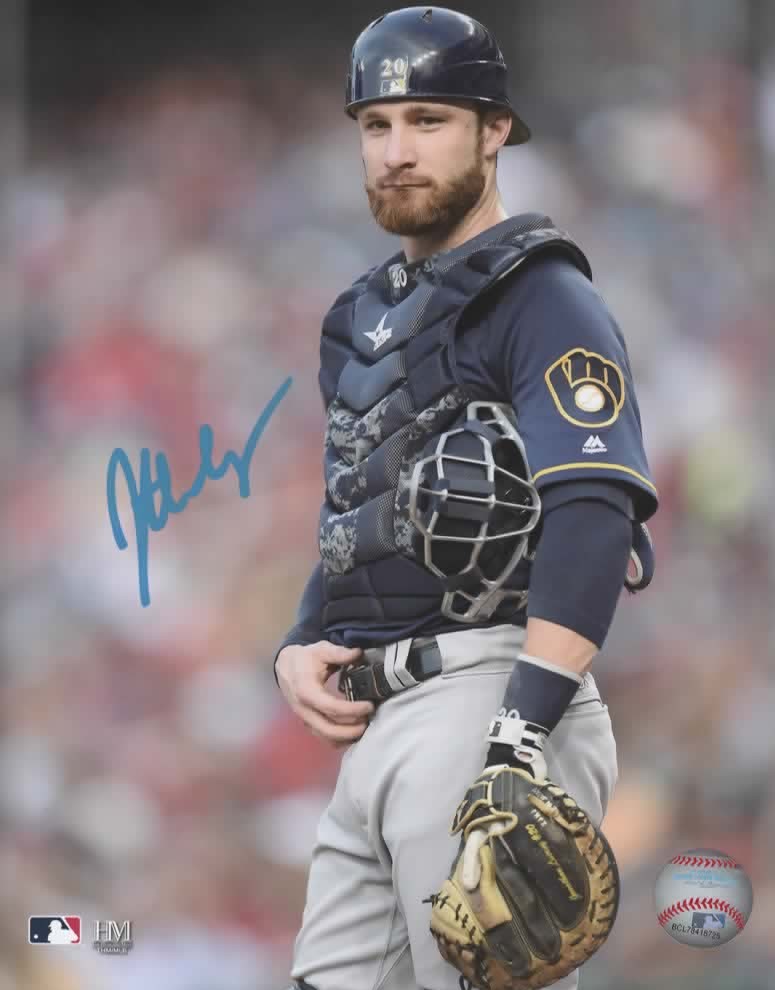 JONATHAN LUCROY SIGNED 8X10 BREWERS PHOTO #3