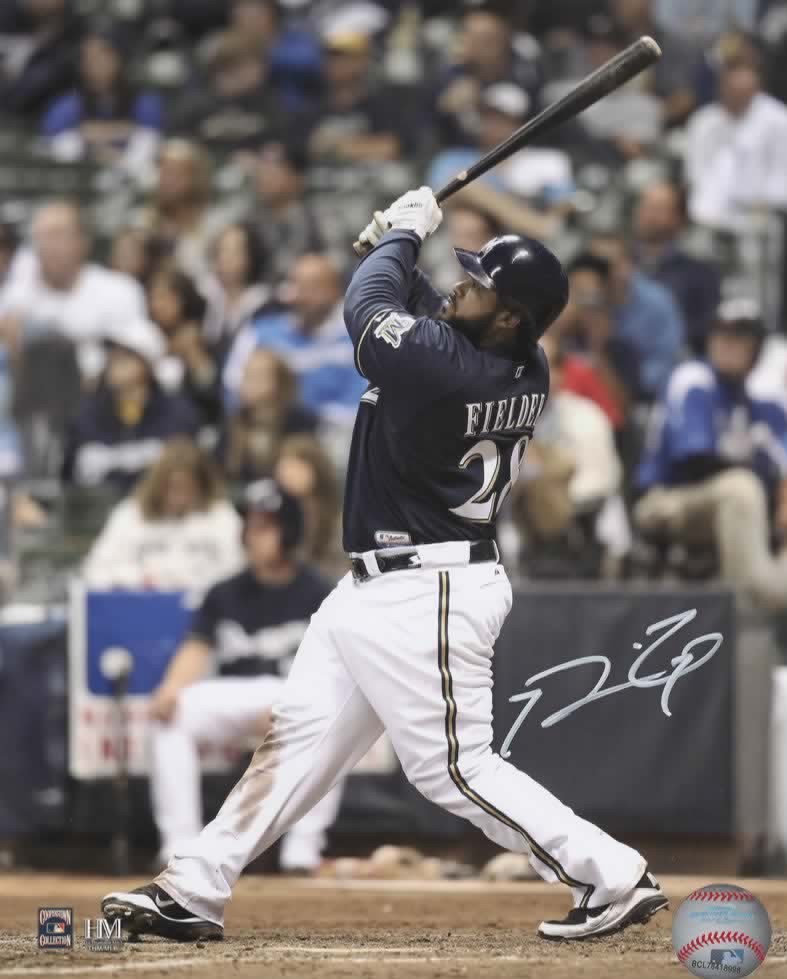 PRINCE FIELDER SIGNED BREWERS 8X10 PHOTO #6