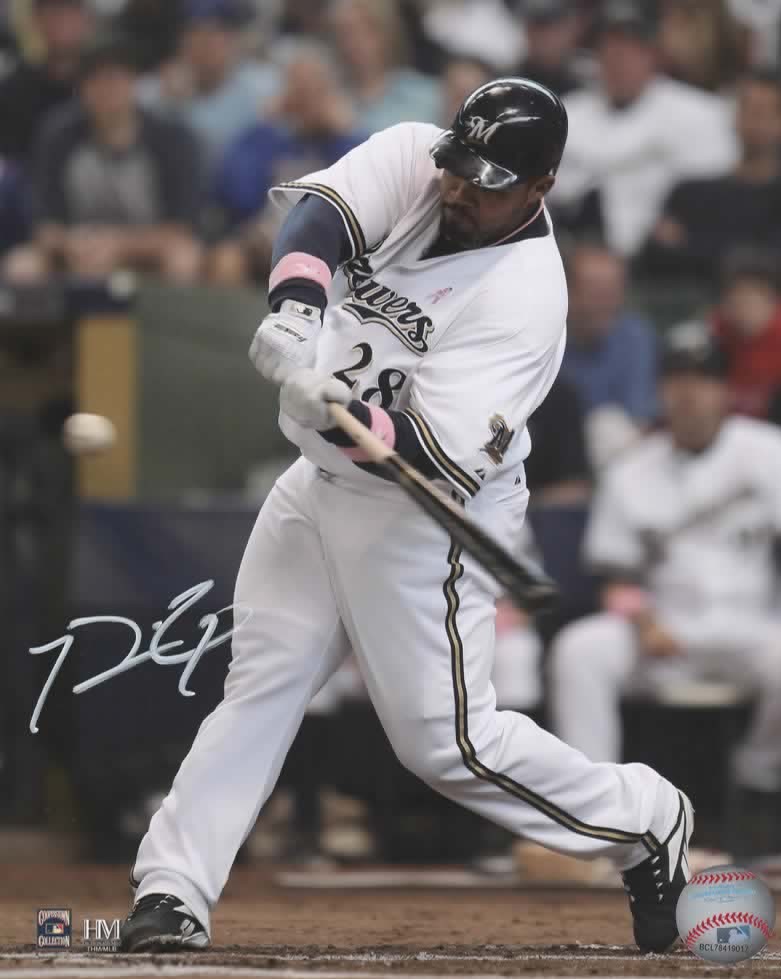 PRINCE FIELDER SIGNED BREWERS 8X10 PHOTO #5