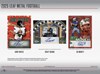 2025 Leaf Metal Football Hobby Box - Red White Blue Edition - 7 Cards Per Box