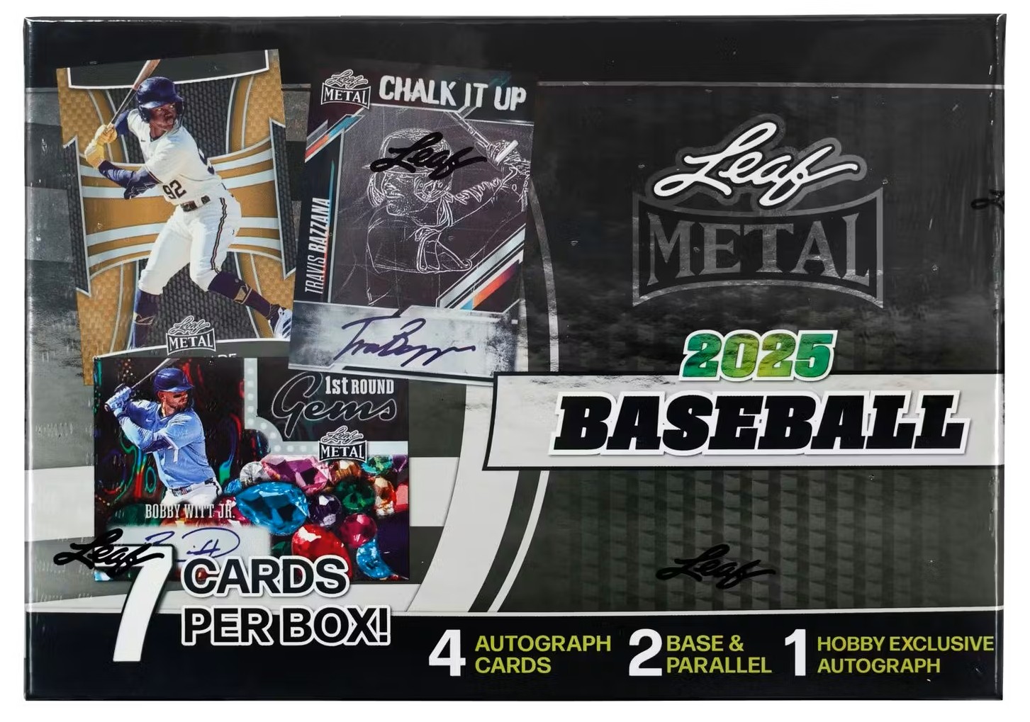 2025 Leaf Metal Baseball Hobby Box - 7 Cards Per Box
