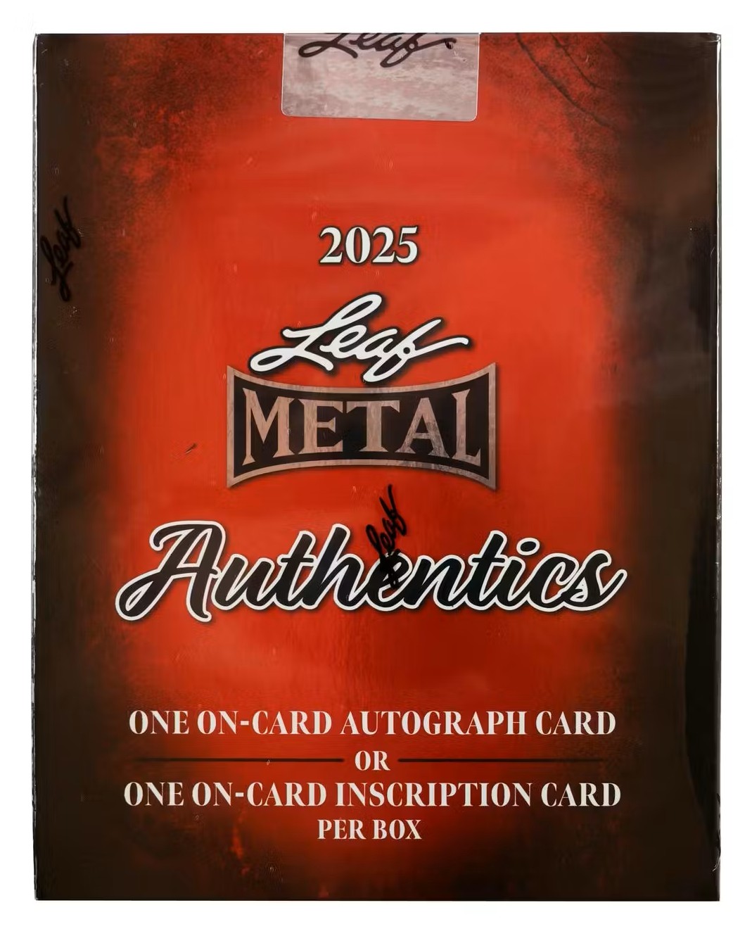 2025 Leaf Metal Authentics Hobby Box - 1 On-Card Auto Per Box