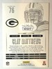 CLAY MATTHEWS SIGNED 2013 PLAYOFF PRESTIGE CARD #76 - JSA