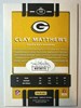CLAY MATTHEWS SIGNED 2017 DONRUSS CARD #103 - JSA