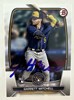 GARRETT MITCHELL SIGNED 2023 BOWMAN BREWERS ROOKIE CARD #41
