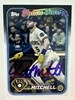 GARRETT MITCHELL SIGNED 2024 TOPPS FUTURE STAR BREWERS CARD #447