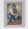 ROBIN YOUNT SIGNED 1989 TOPPS BREWERS CARD #615
