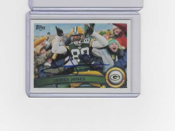 JAMES JONES SIGNED 2011 TOPPS CARD #139