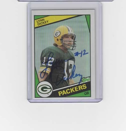 LYNN DICKEY SIGNED 1984 TOPPS CARD #266