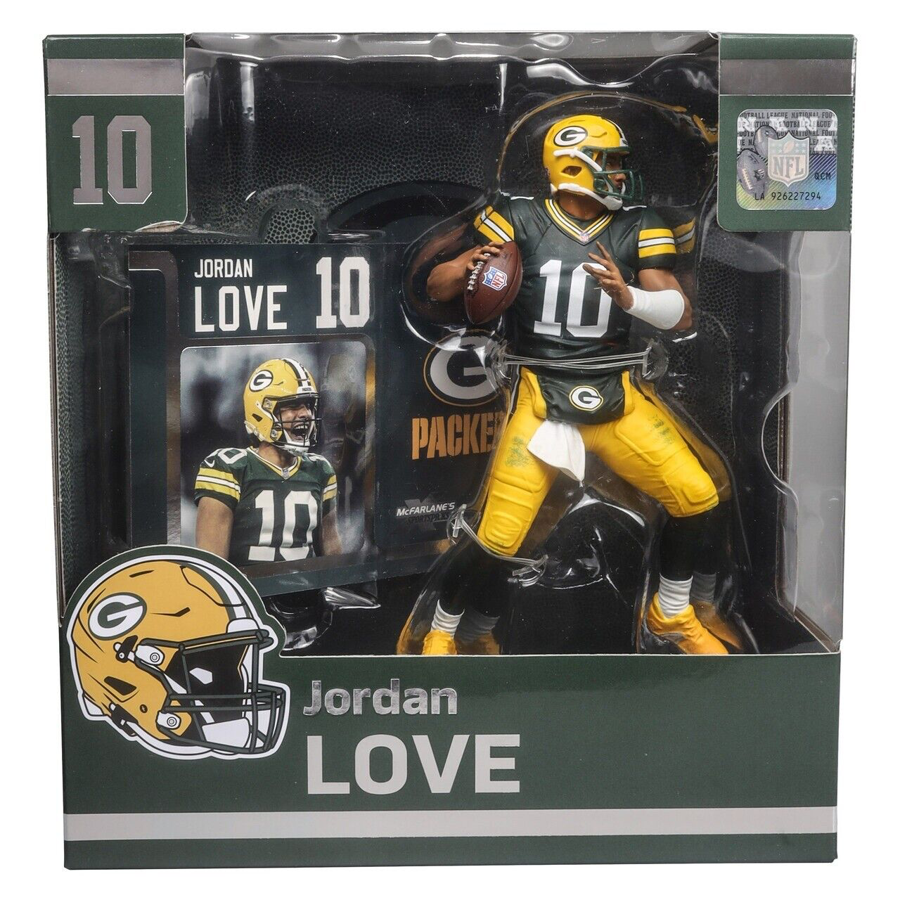 JORDAN LOVE NFL 7" MCFARLANE SPORTSPICKS LEGACY POSED FIGURE