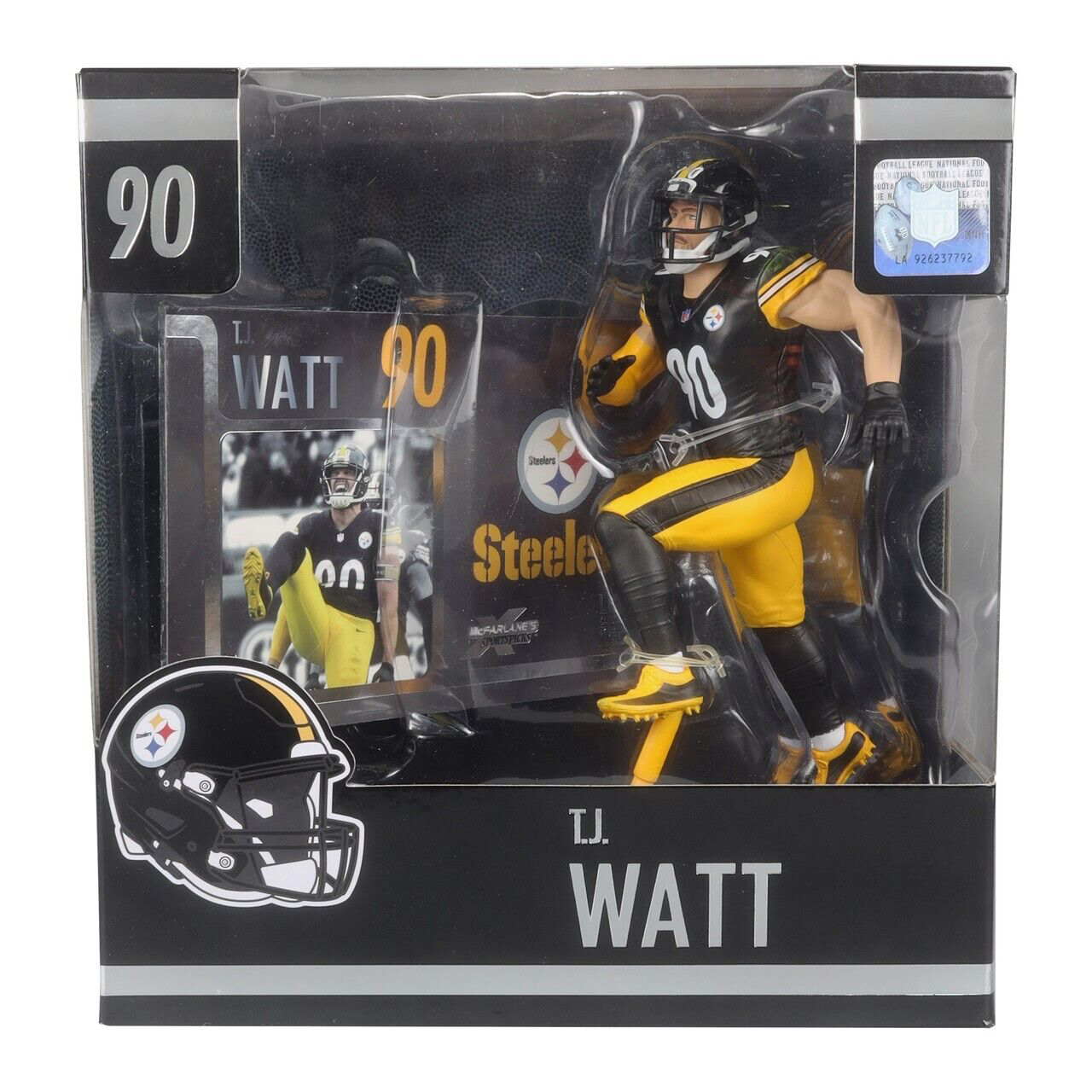TJ WATT NFL 7" MCFARLANE SPORTSPICKS LEGACY POSED FIGURE