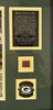 BRETT FAVRE FRAMED HIGHLAND MINT PACKERS 8X10 PHOTO INCLUDING FOOTBALL PIECE WITH 24KT GOLD MEDALLION