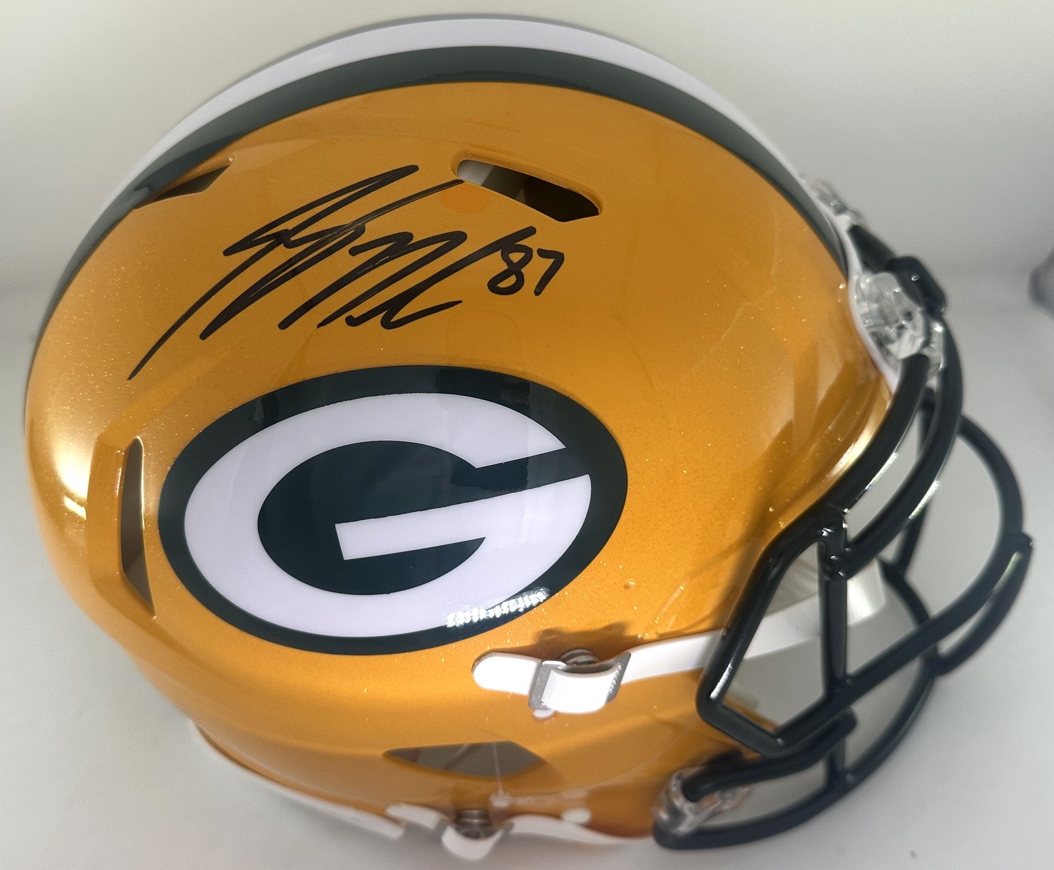 JORDY NELSON SIGNED FULL SIZE AUTHENTIC SPEED PACKERS HELMET - BAS