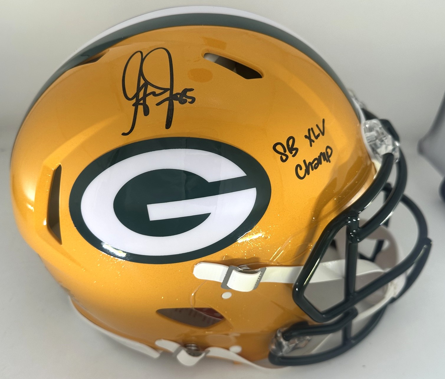 GREG JENNINGS SIGNED FULL SIZE PACKERS AUTHENTIC SPEED HELMET W/ XLV - BAS