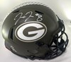 JOSH JACOBS SIGNED FULL SIZE PACKERS 2022 SALUTE SPEED HELMET