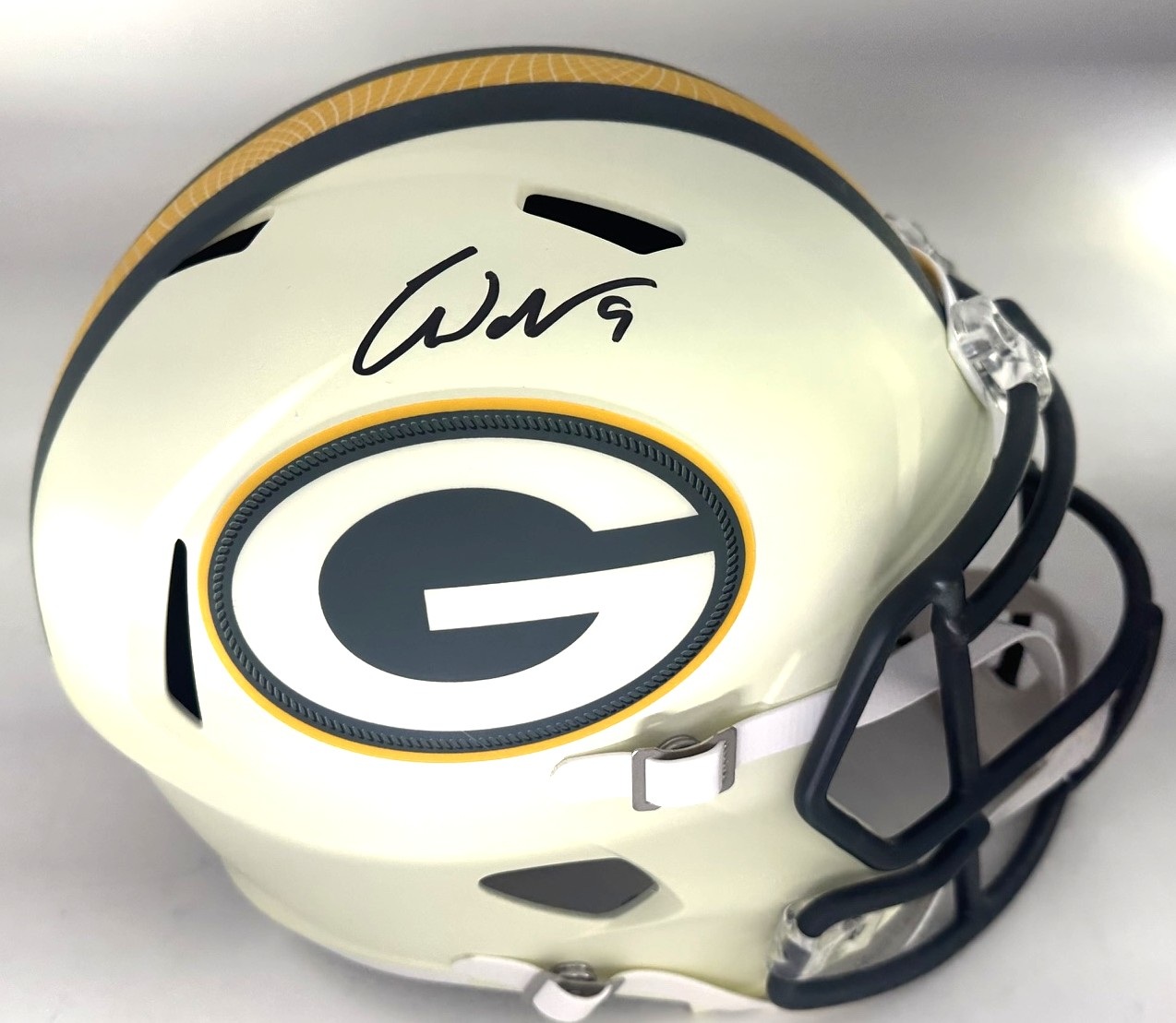 CHRISTIAN WATSON SIGNED FULL SIZE PACKERS RIVALRY REPLICA HELMET - BAS