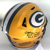 CLAY MATTHEWS SIGNED FULL SIZE AUTHENTIC SPEED FLEX PACKERS HELMET W/ SCRIPT - BAS