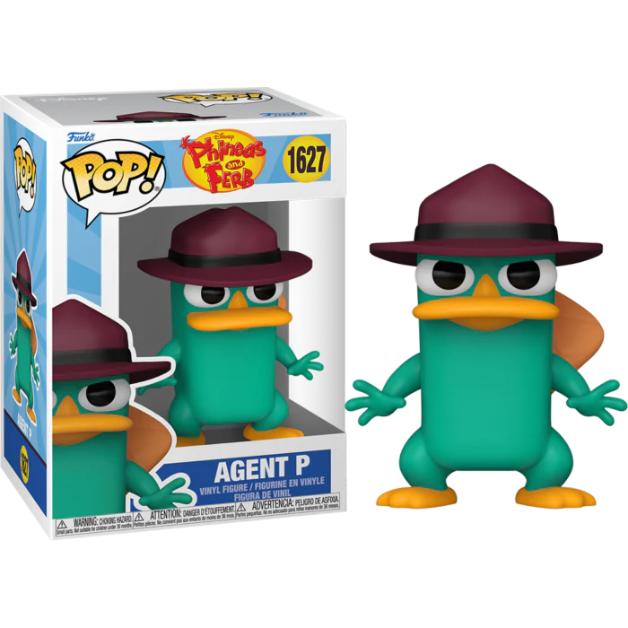 AGENT P - PHINEAS AND FERB - FUNKO POP FIGURE #1627