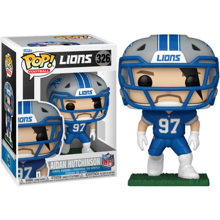 AIDAN HUTCHINSON - DETROIT LIONS NFL - FUNKO POP FIGURE #326