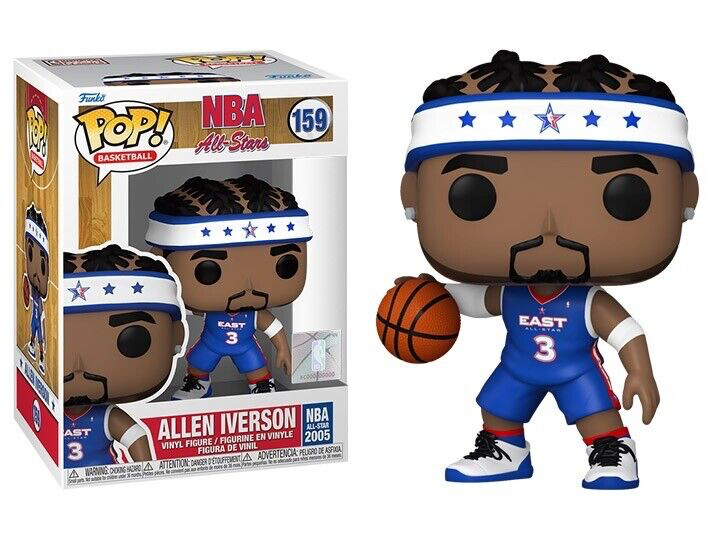 ALLEN IVERSON - PHILADELPHIA 76ERS - ALL STAR NBA POP FUNKO FIGURE #159