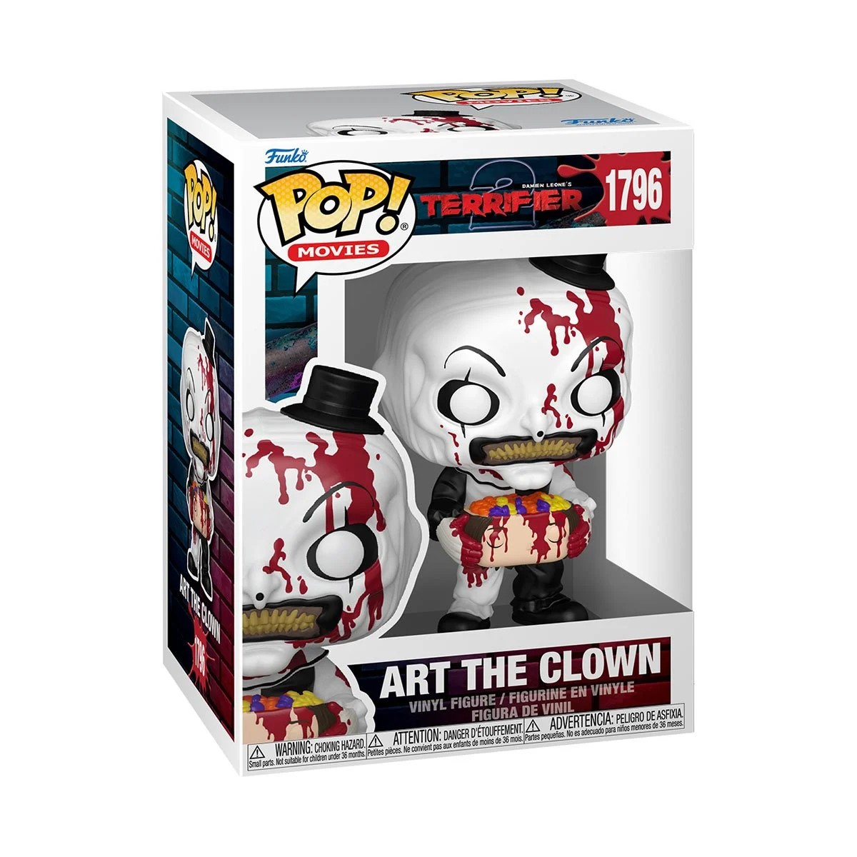 ART THE CLOWN - TERRIFIER 2 - POP FUNKO FIGURE #1796
