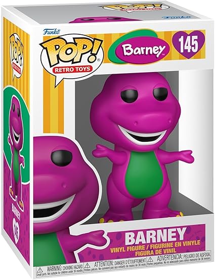 BARNEY THE DINOSAUR - RETRO TOYS - POP FUNKO FIGURE #145